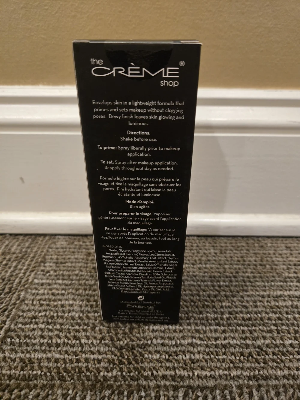 The Crème Shop I Am Silky Matte Primer & Setting Spray - Black